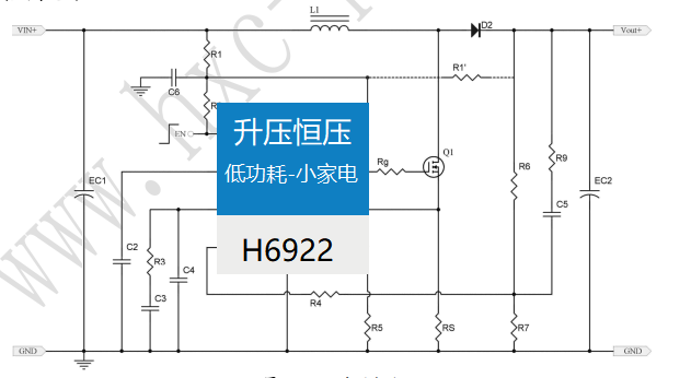 H6922 -3.3V5V7.5AоƬ 3.7V5V12V150V 200W ㉺ԴIC